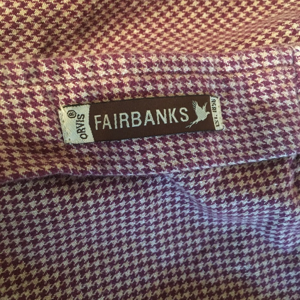 Orvis Fairbanks Houndstooth Flannel Shirt - Picture 8 of 9